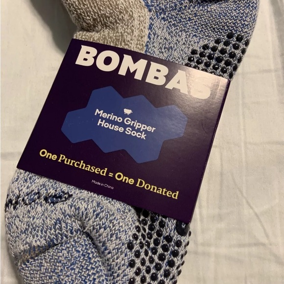 Bombas unisex merino gripper house socks size small - Picture 2 of 6